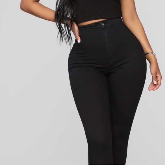 🖤 NWT Super High Waist Dark Denim Skinnies, Sz 1/3/7/15 🖤 - Picture 5 of 11